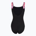 Strój pływacki jednoczęściowy damski Speedo Shaping LunaLustre Printed anthracite/ruby 2