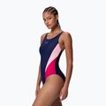 Strój pływacki jednoczęściowy damski Speedo Colourblock 2.0 peacoat/pink 3