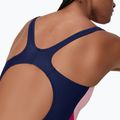 Strój pływacki jednoczęściowy damski Speedo Colourblock 2.0 peacoat/pink 5