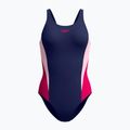Strój pływacki jednoczęściowy damski Speedo Colourblock 2.0 peacoat/pink 6