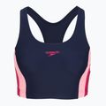 Strój pływacki jednoczęściowy damski Speedo Colourblock Splice 2.0 peacoat/pink 3