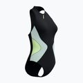Strój pływacki jednoczęściowy damski Speedo Ocean Flex Zip black/pale clover 8