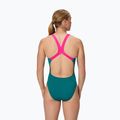 Strój pływacki jednoczęściowy damski Speedo Solid Powerback peacock 2