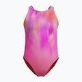 Strój pływacki jednoczęściowy dziecięcy Speedo Print Pulseback pink/neon violet