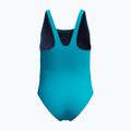 Strój pływacki jednoczęściowy dziecięcy Speedo Hyperboom Butterfly Back mayan blue/margarita pink 2