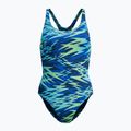 Strój pływacki jednoczęściowy damski Speedo Hyperboom Print Medalist peacoat 6