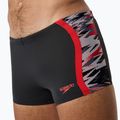 Bokserki pływackie Speedo Hyperboom Splice Aquashort anthracite/high risk red 5