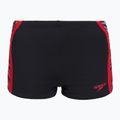 Bokserki pływackie Speedo Hyperboom Splice Aquashort anthracite/high risk red