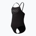 Strój pływacki jednoczęściowy dziecięcy Speedo Endurance+ Logo Thinstrap anthracite 3