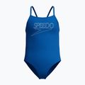 Strój pływacki jednoczęściowy dziecięcy Speedo Endurance+ Logo Thinstrap turkish sea