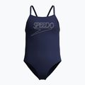 Strój kąpielowy jednoczęściowy dziecięcy Speedo Endurance+ Logo Thinstrap peacoat