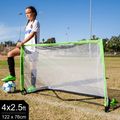 Bramka do piłki nożnej QuickPlay Pop Up 120 x 75 cm white/black 2