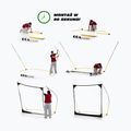 Siatka treningowa do golfa QuickPlay Quick-Hit 300 x 210 cm white/black 6