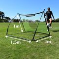 Rebounder QuickPlay Tekkers 150 x 100 cm black/green 7