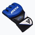 Rękawice grapplingowe RDX Glove New Model GGRF-12U blue 4