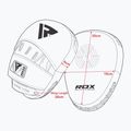 Łapy treningowe trenerskie RDX Focus Pad With Strap white 6