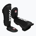 Ochraniacze piszczeli i stóp RDX T1 Shin Instep Guards black 3