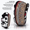 Tarcza treningowa RDX T3 Muay Thai Kick Pads white/black 5