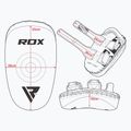 Tarcza treningowa RDX T3 Muay Thai Kick Pads white/black 6