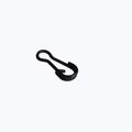 Agrafki karpiowe RidgeMonkey Connexion QC Hooklink Clip czarne RMT096