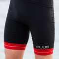 Spodenki triathlonowe męskie HUUB Race Tri Short black/red 4