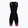 Kombinezon triathlonowy damski HUUB Aura Swimskin black/purple 2