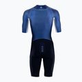 Kombinezon triathlonowy męski HUUB Anemoi Aero + Flatlock black/aqua 9