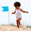 Strój kąpielowy jednoczęściowy dziecięcy z pieluszką Splash About Happy Nappy flowe meadow 8