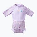 Kombinezon UPF 50+ dziecięcy z pieluszką Splash About Happy Nappy lilac sprnig
