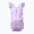 Strój kąpielowy jednoczęściowy dziecięcy z pieluszką Splash About Happy Nappy lilac spring