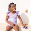 Strój kąpielowy jednoczęściowy dziecięcy z pieluszką Splash About Happy Nappy lilac spring 6