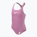 Strój pływacki jednoczęściowy dziecięcy Nike Essential Racerback pink spell 4