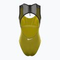 Strój pływacki jednoczęściowy damski Nike Wild Keyhole moss 2