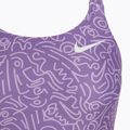 Strój pływacki jednoczęściowy damski Nike Hydrastrong Multi Print Fastback space purple 3