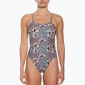 Strój pływacki jednoczęściowy damski Nike Hydrastrong Multi Print pink bloom 4