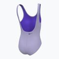 Strój pływacki jednoczęściowy dziecięcy Nike Multi Logo U-Back lilac bloom 6