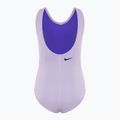 Strój pływacki jednoczęściowy dziecięcy Nike Multi Logo U-Back lilac bloom 2