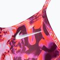 Strój pływacki jednoczęściowy damski Nike Hydrastrong Multi Print Cutout pink foam 3