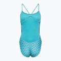 Strój pływacki jednoczęściowy damski Nike Hydrastrong Multi Print Cutout blue 2
