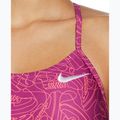 Strój pływacki jednoczęściowy damski Nike Hydrastrong Multi Print Cutout hot fuchsia 4