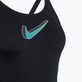 Strój pływacki jednoczęściowy damski Nike Hydrastrong 3D Swoosh Fastback black 3