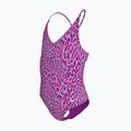 Strój pływacki jednoczęściowy dziecięcy Nike Wild Lace Up vivid purple 3