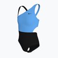 Strój pływacki jednoczęściowy dziecięcy Nike Color Block Asymmetrical Monokini black 3