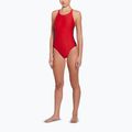 Strój pływacki jednoczęściowy damski Nike Logo Tape Fastback university red 2