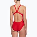 Strój pływacki jednoczęściowy damski Nike Logo Tape Fastback university red 3