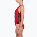 Strój pływacki jednoczęściowy damski Nike Logo Tape Fastback university red 4