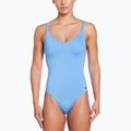 Strój pływacki jednoczęściowy damski Nike Essential V-Neck university blue