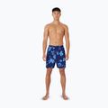 Szorty kąpielowe męskie Nike Fine Floral 7" Volley midnight navy 5