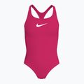 Strój pływacki jednoczęściowy dziecięcy Nike Essential Racerback rush pink