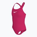 Strój pływacki jednoczęściowy dziecięcy Nike Essential Racerback rush pink 3